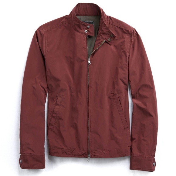 Todd Snyder Harrington Jacket in Burgundy - Picture 3 of 10